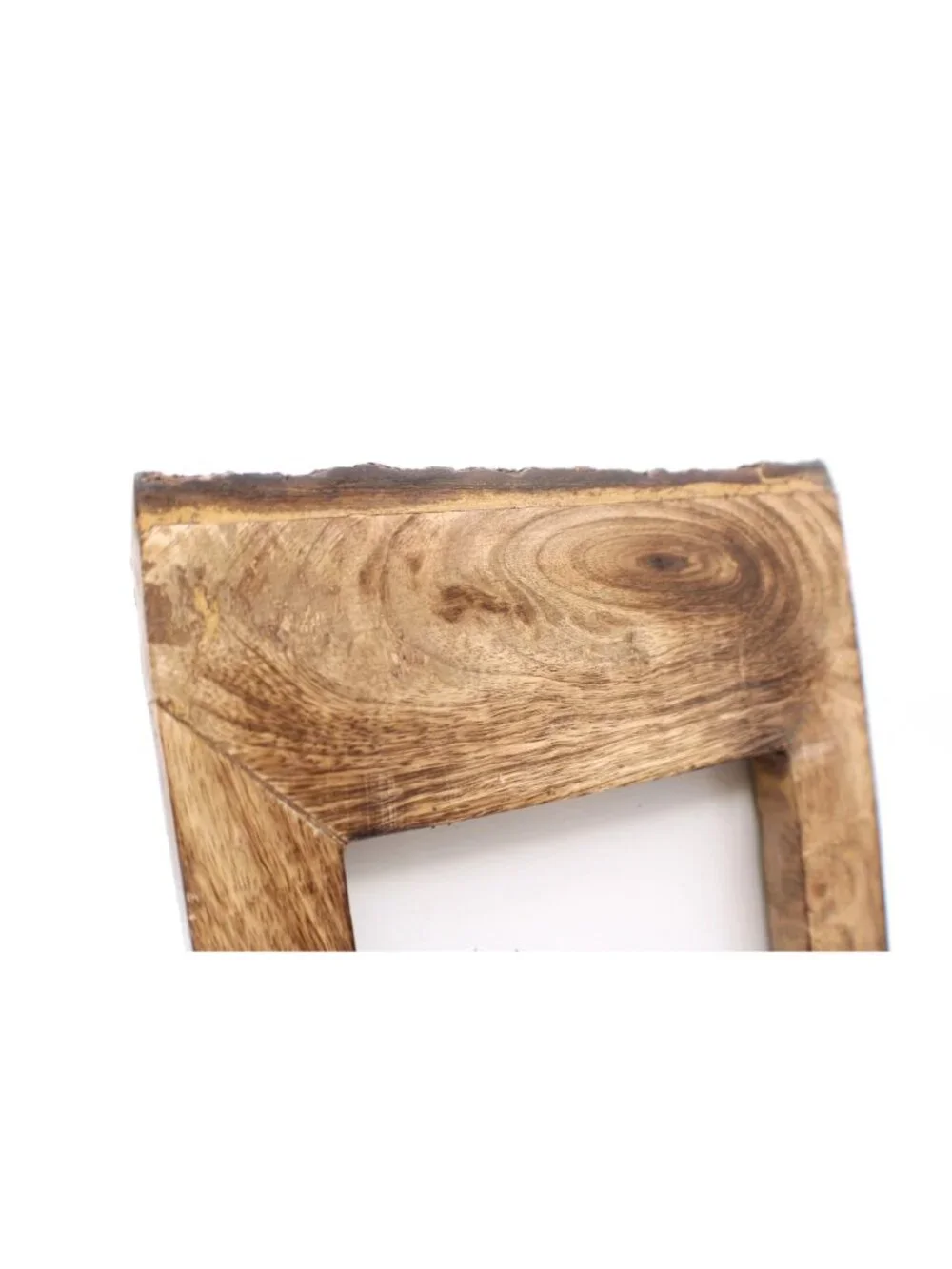 Rustic Wooden Picture Frame With Live Edge Design 5x7
